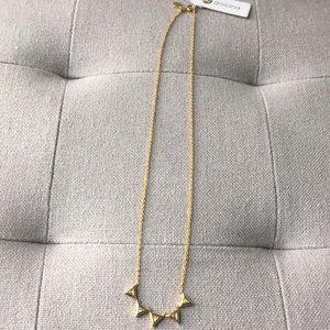 New Gorjana necklace with triangle details